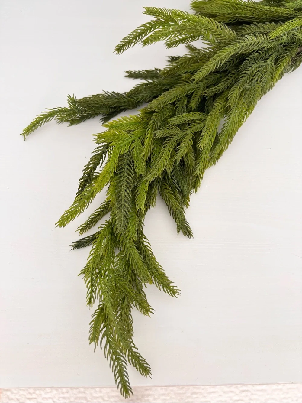 KIRKLANDS Norfolk Pine Natural Touch Garland 5ft NWT